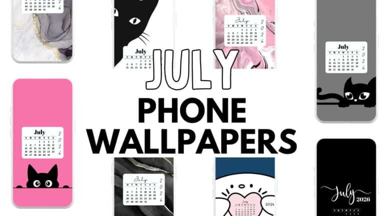 July Phone Wallpapers Cute Free Backgrounds | SaturdayGift