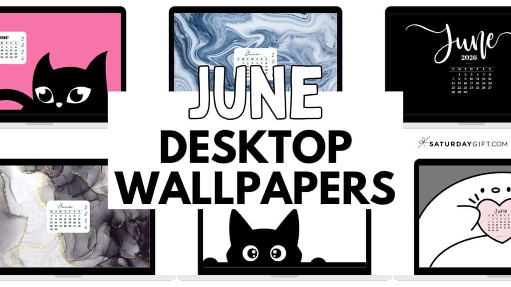 June Desktop Wallpapers Cute Free Backgrounds | SaturdayGift
