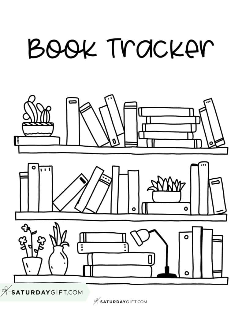 My Bookshelf Book Tracker Printable