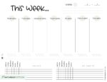 Weekly planner printable - 39 cute free weekly calendar templates ...