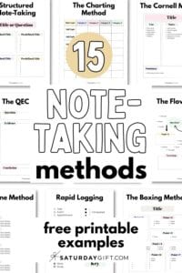 Note Taking Methods - 15 Note-Taking Techniques + Examples