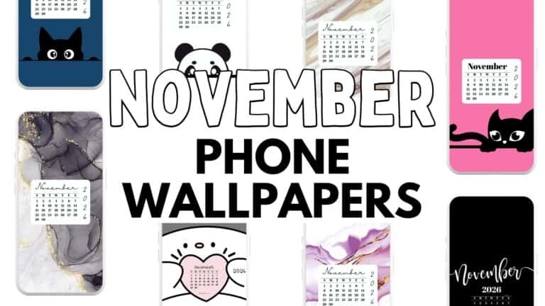 November Phone Wallpapers Cute Free Backgrounds | SaturdayGift