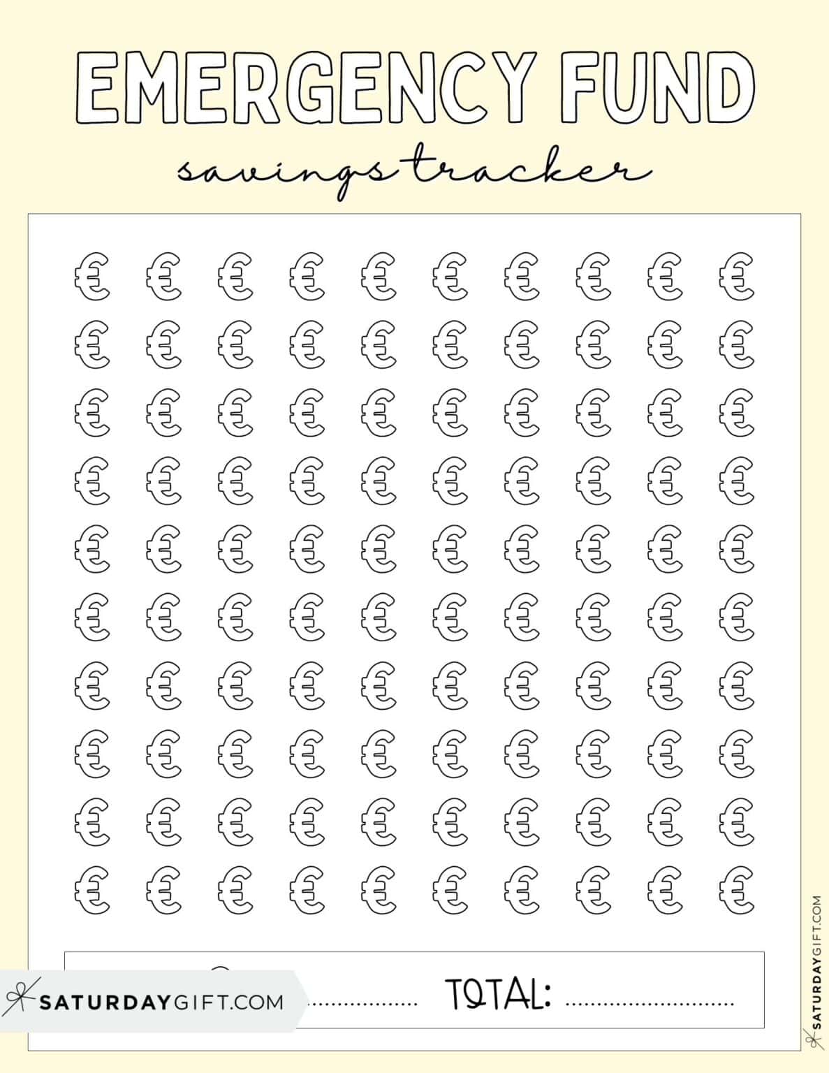 25-cute-free-emergency-fund-tracker-printable-templates-saturdaygift