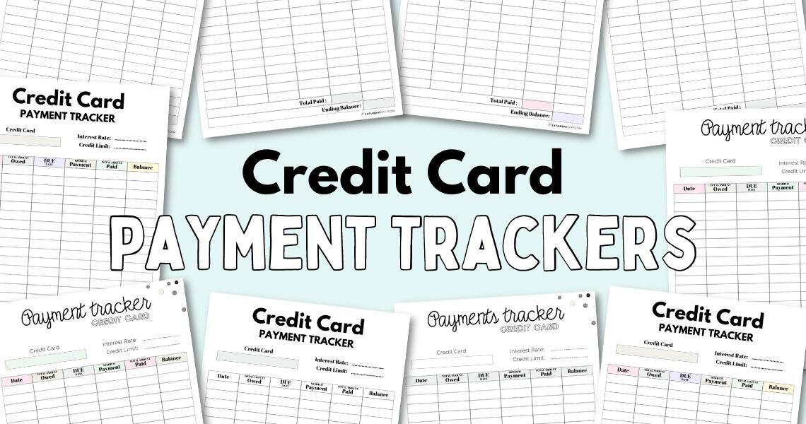 Free Printable Credit Card Payment Tracker for Free Printable Credit Card Tracker