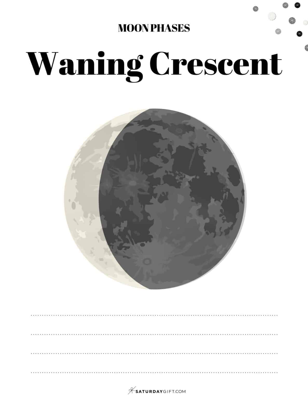 13 Free Printable Moon Phases Worksheets - the 8 Phases of the Moon