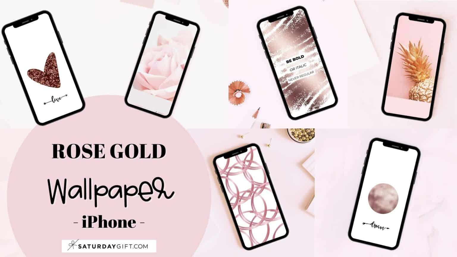 Rose Gold Wallpaper for iPhone 25 Backgrounds