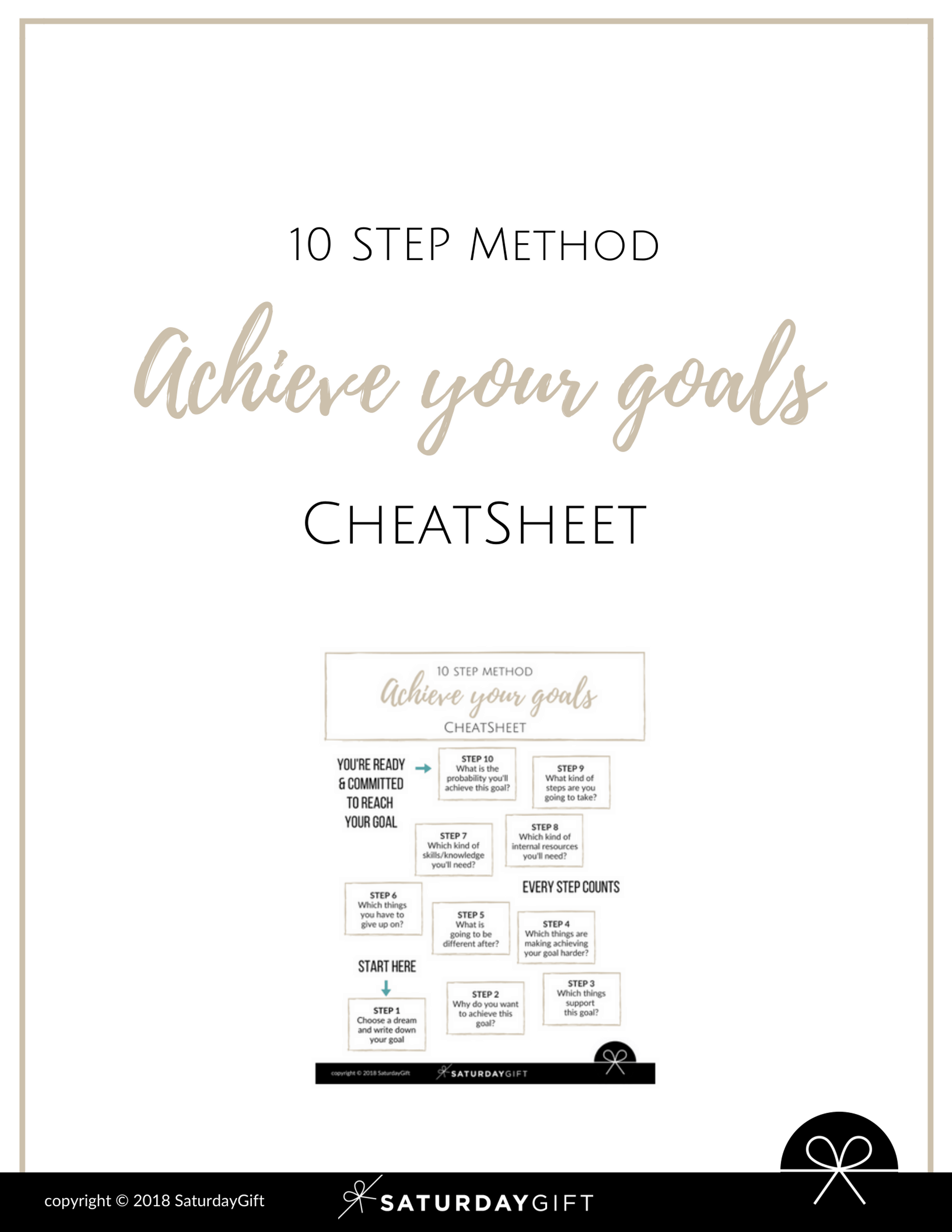 How to Easily Achieve Your Goals Every Time - The 10 Step Method