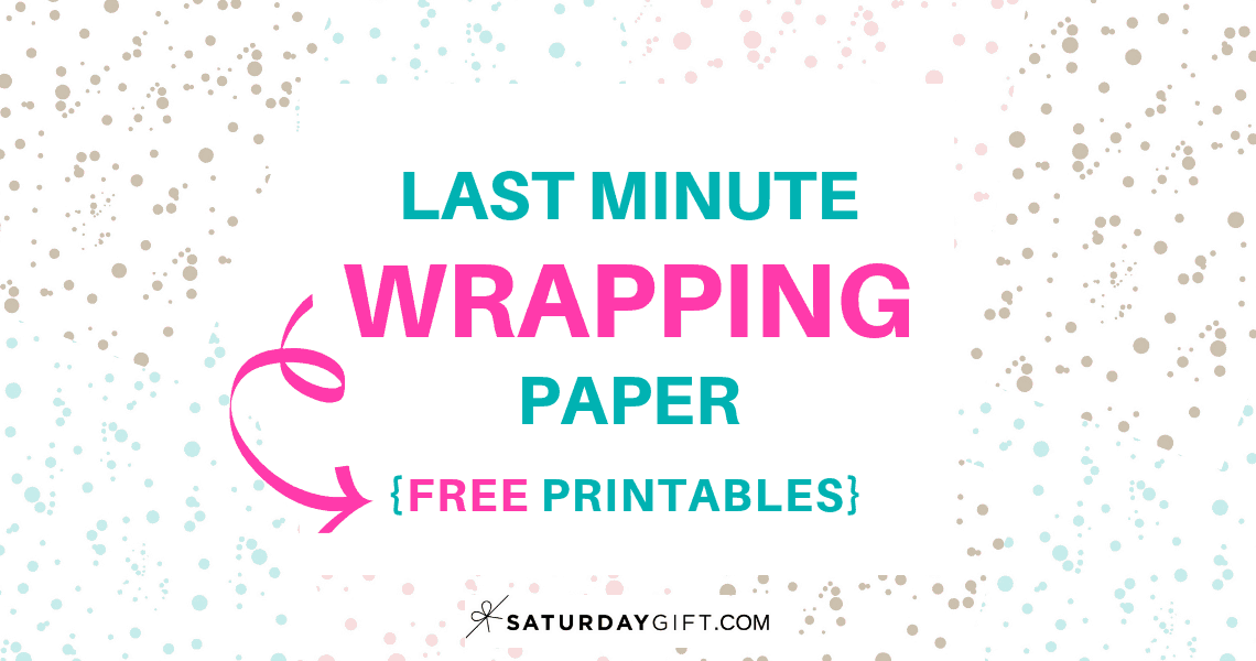 Printable Birthday Wrapping Paper