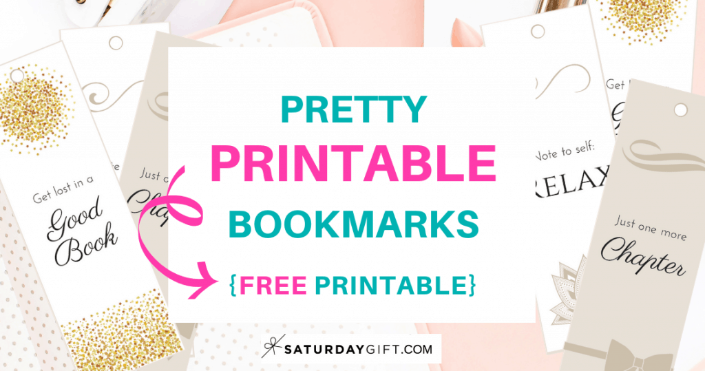 pretty printable bookmarks free