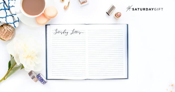 Saturday letters by Cristina Morero | SaturdayGift