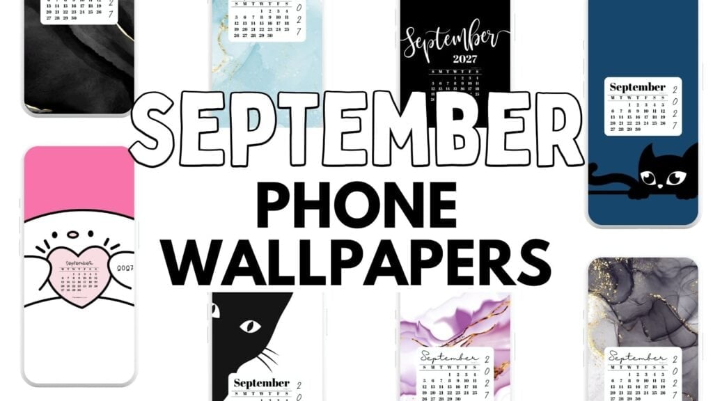 September Phone Wallpapers Cute Free Backgrounds 2027 | SaturdayGift