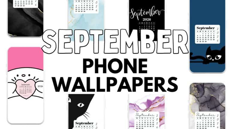 September Phone Wallpapers Cute Free Backgrounds | SaturdayGift