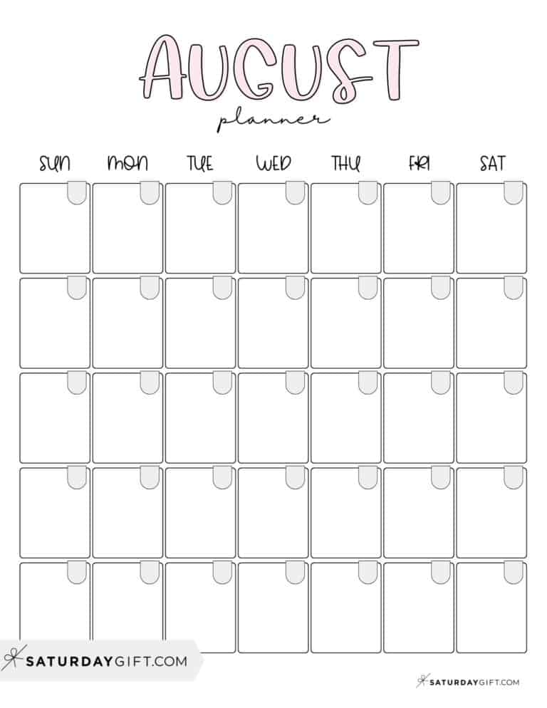 Summer Planner - 5 Cute & Free Printables to Plan Your Summer