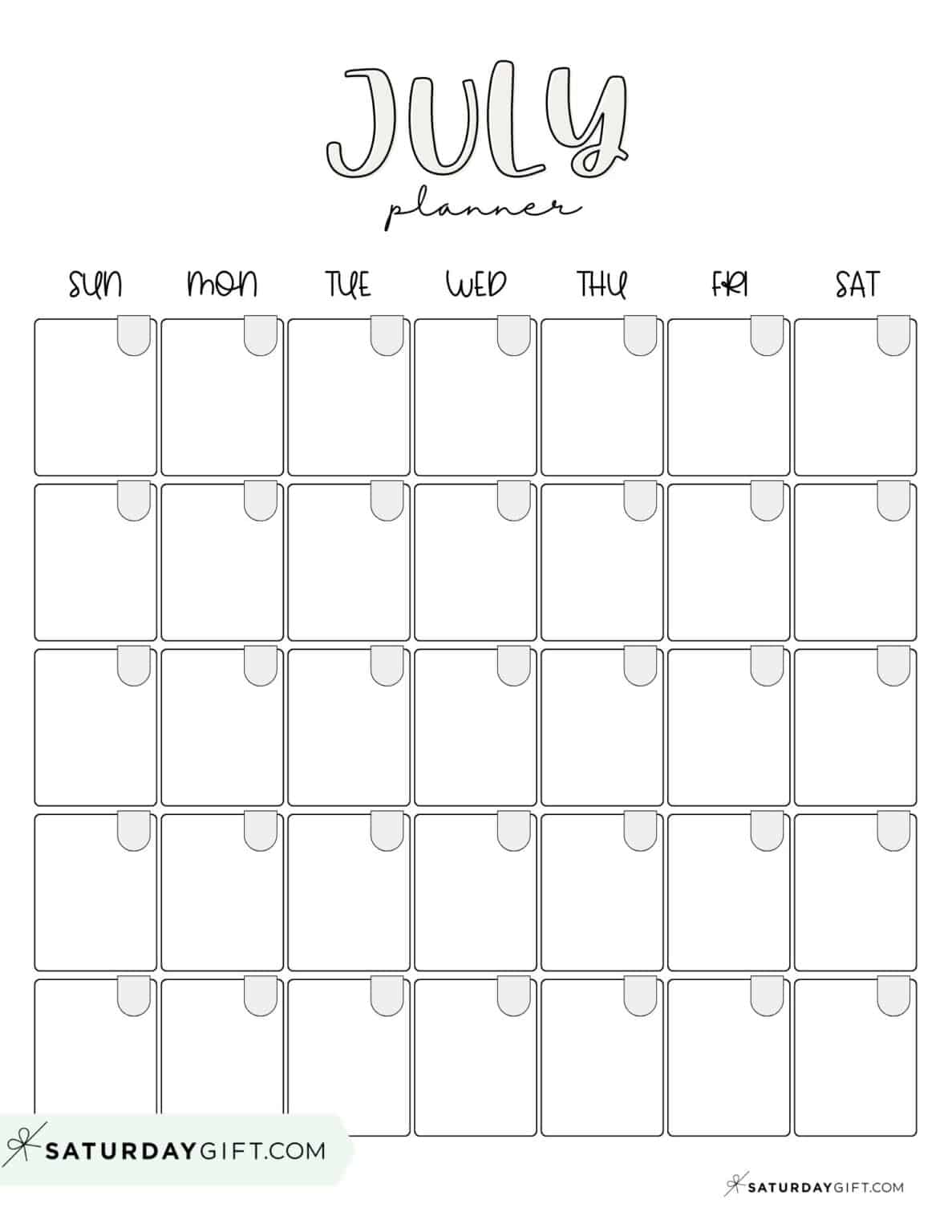 Summer Planner - 5 Cute &amp; Free Printables to Plan Your Summer