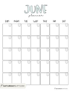 Summer Planner - 5 Cute & Free Printables to Plan Your Summer