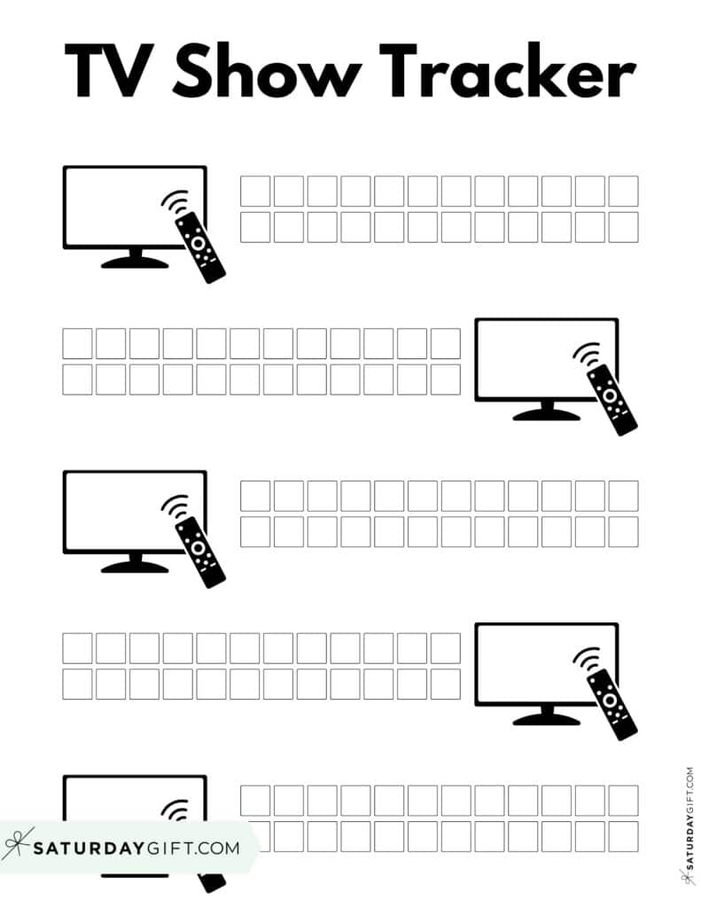 TV Series Log Tracker Template