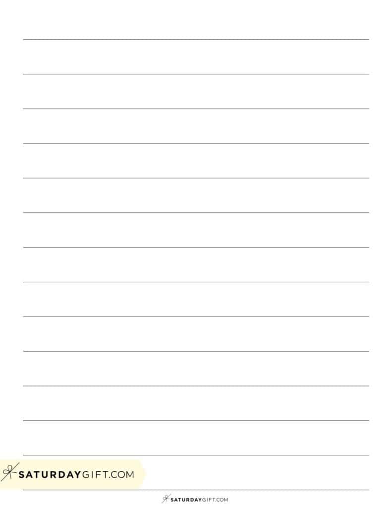 Three quarter inch lined paper - lined three quarter inch paper | SaturdayGift
