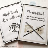 Printable Wash Hands Sign - Pretty (and Free!) Wall Art Designs
