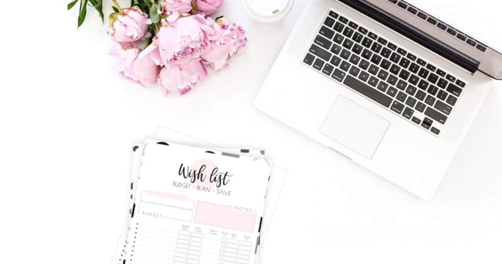 Wish List Printable {Free Worksheet} - Budget Plan Save | SaturdayGift