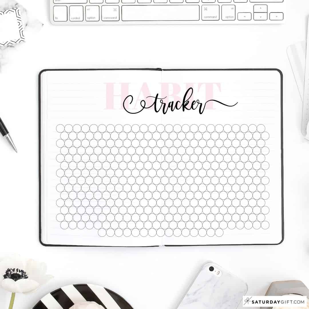 Habit Tracker Printable - 43 Cute & Free Printable Habit Trackers